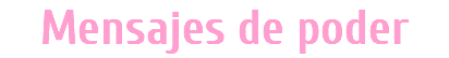 Mensajes de poder